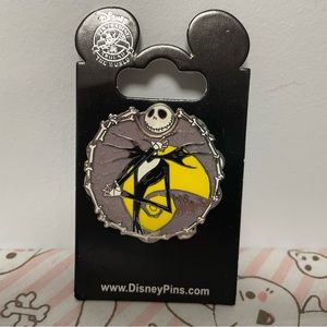 Jack Skellington Nightmare Before Christmas Disney World Blue Label Rotating Pin